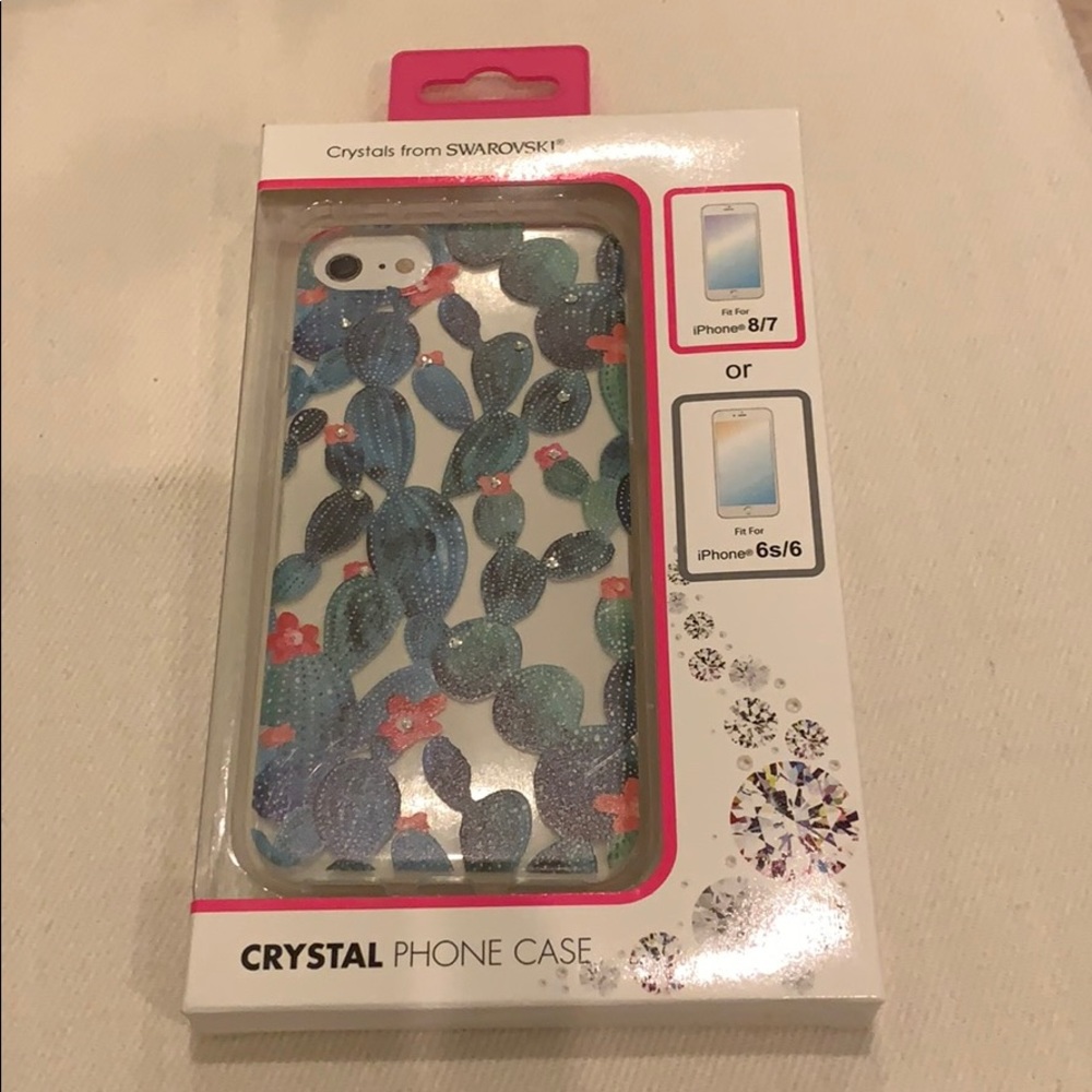 NIB Crystal phonecase for iPhone 8/7 or 6s/6